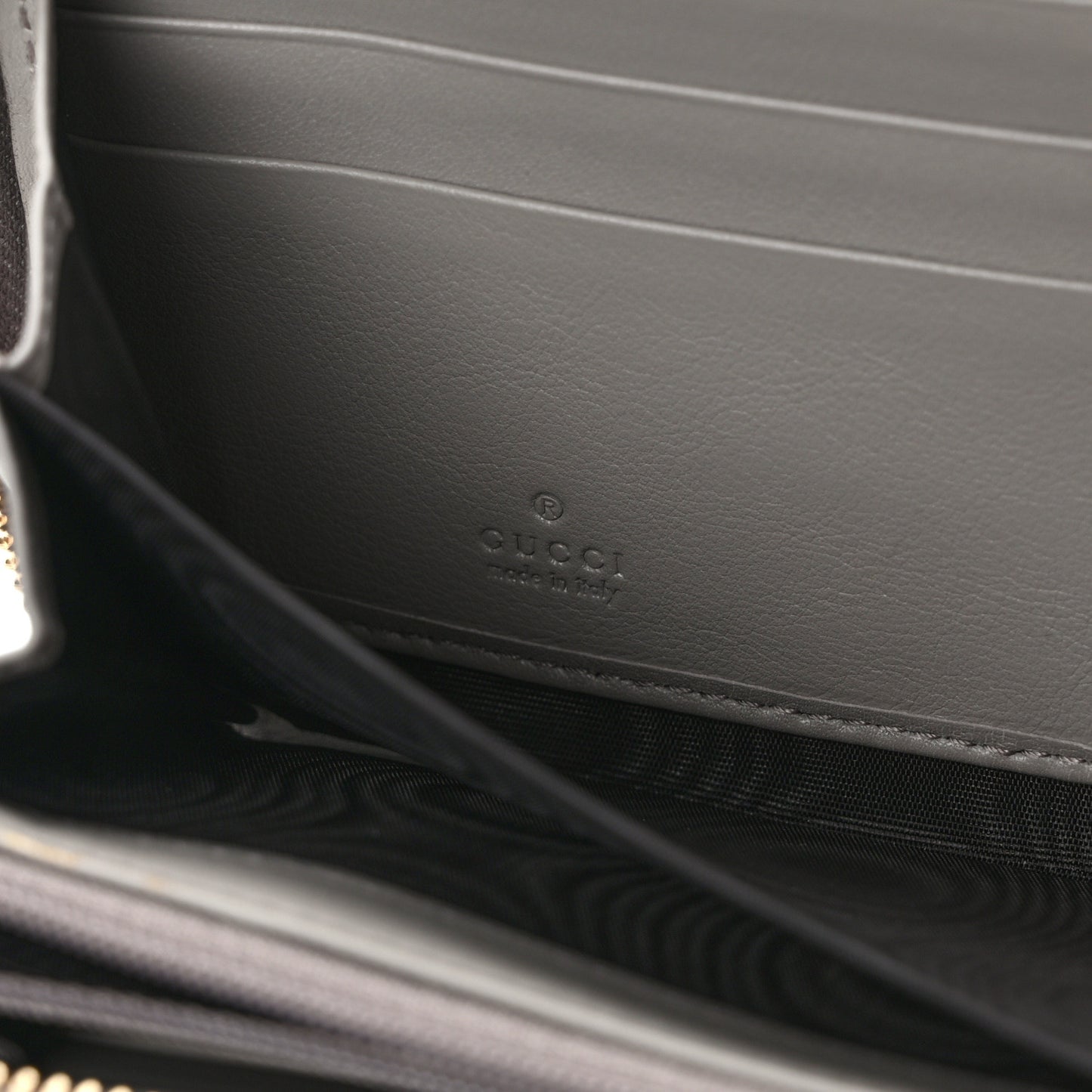 Patent Microguccissima Nice Zip Around Wallet