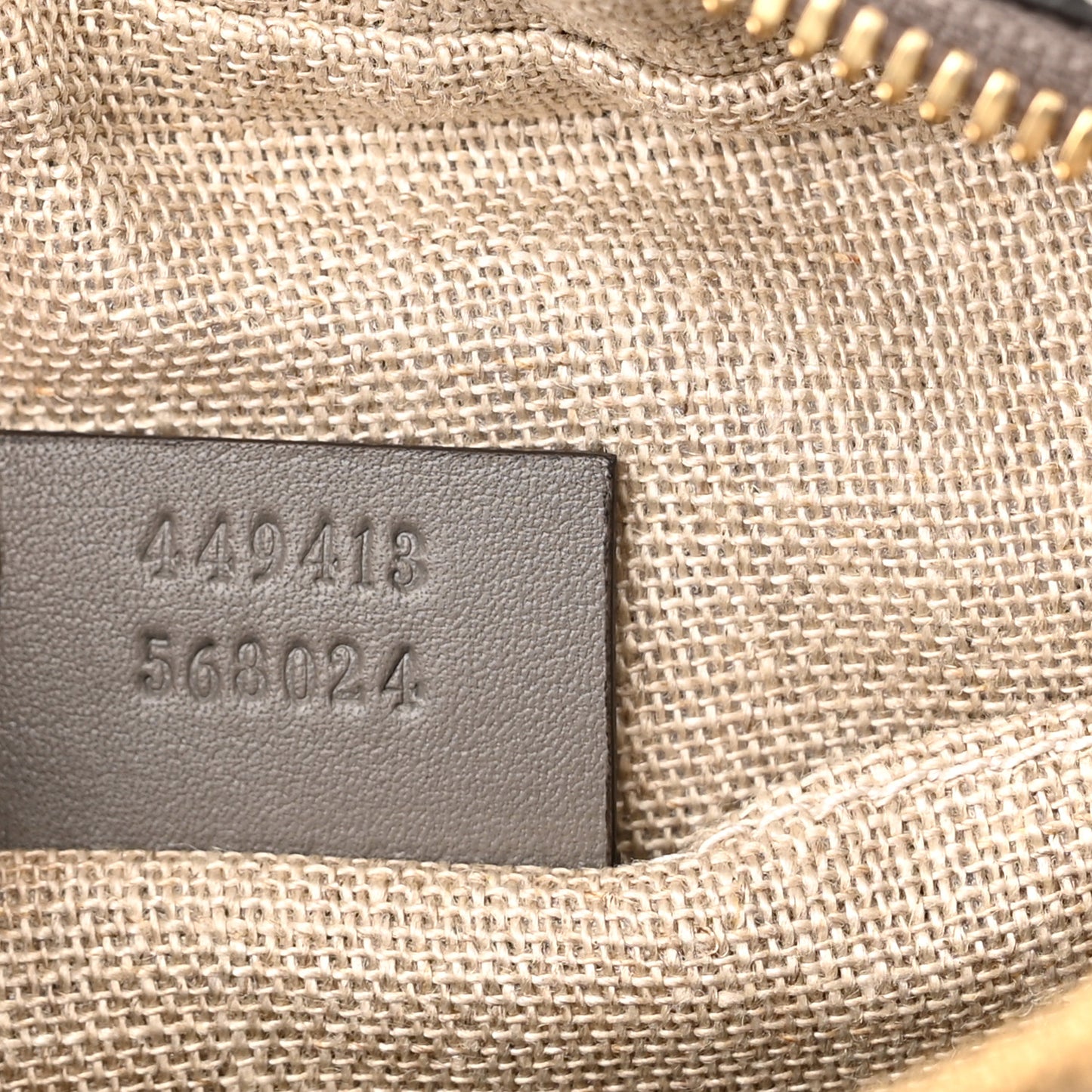 Microguccissima Mini Bree Messenger Bag Grey