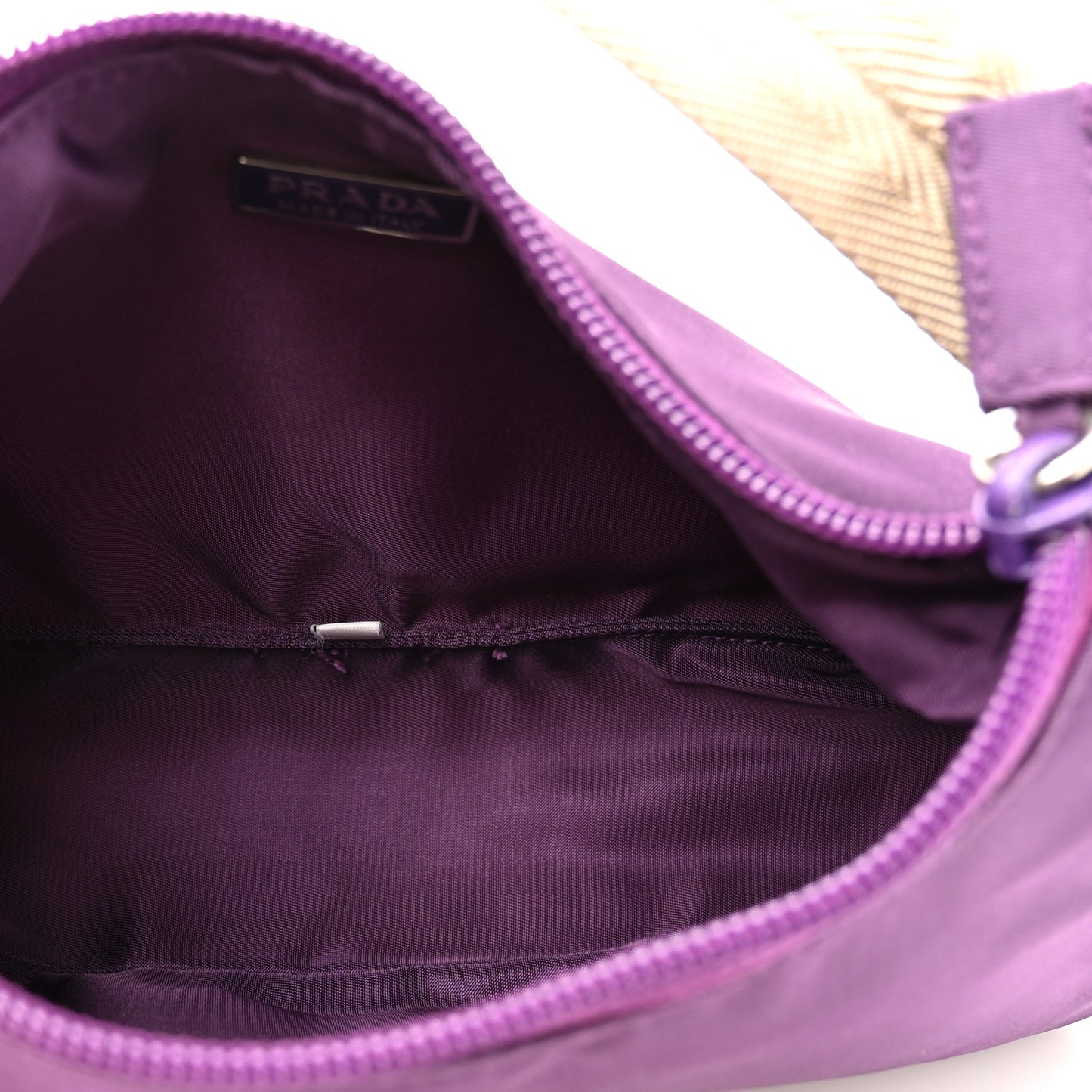 Tessuto Nylon Sport Mini Shoulder Bag Malva