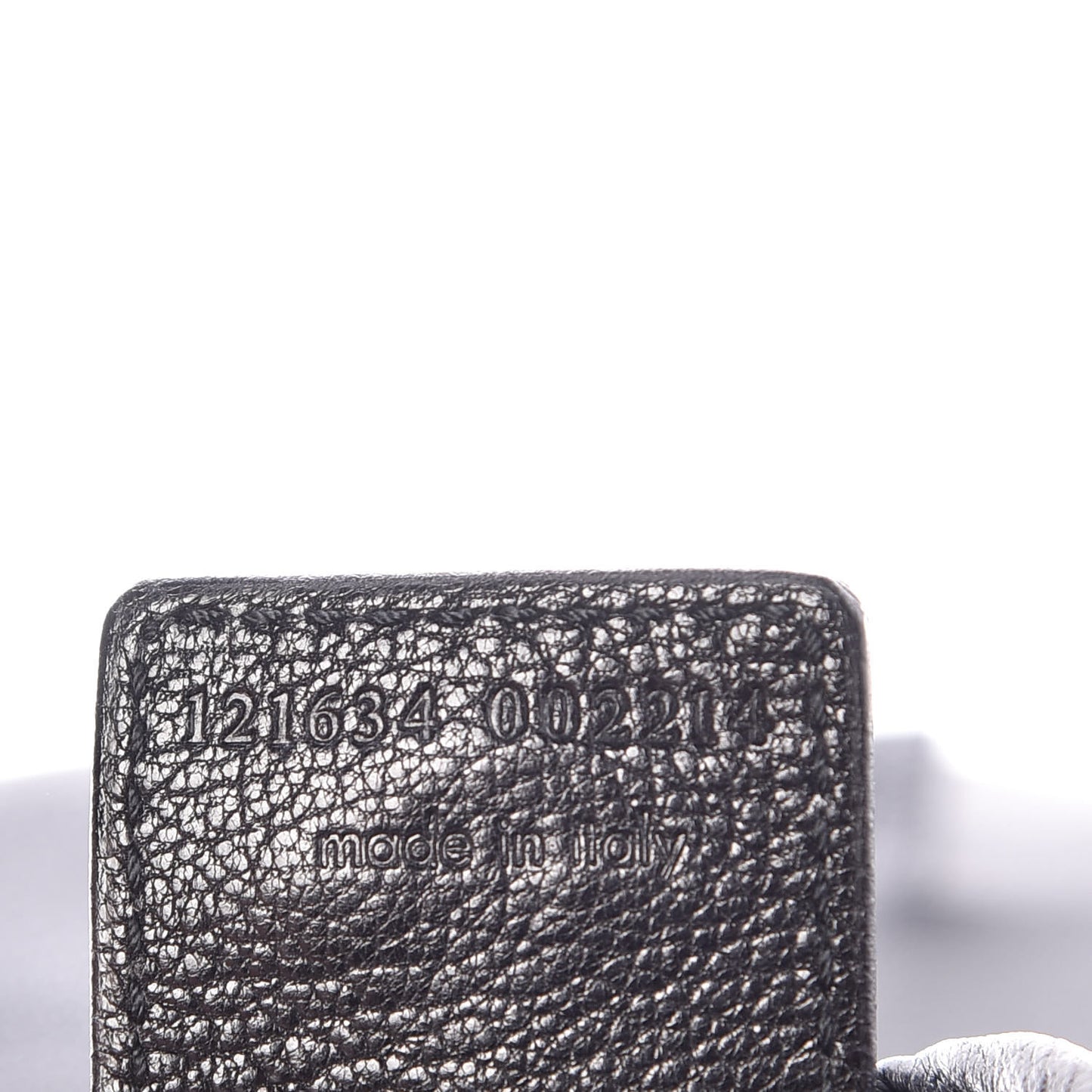 Chevre Leather Ruffle Saint Tropez Black
