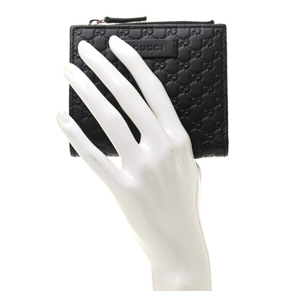 Gucci Microguccissima Snap Bi-Fold Wallet Black 2 of 7