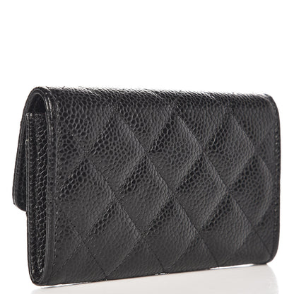 Chanel Caviar Quilted Flap Card Holder Black 3 of 8