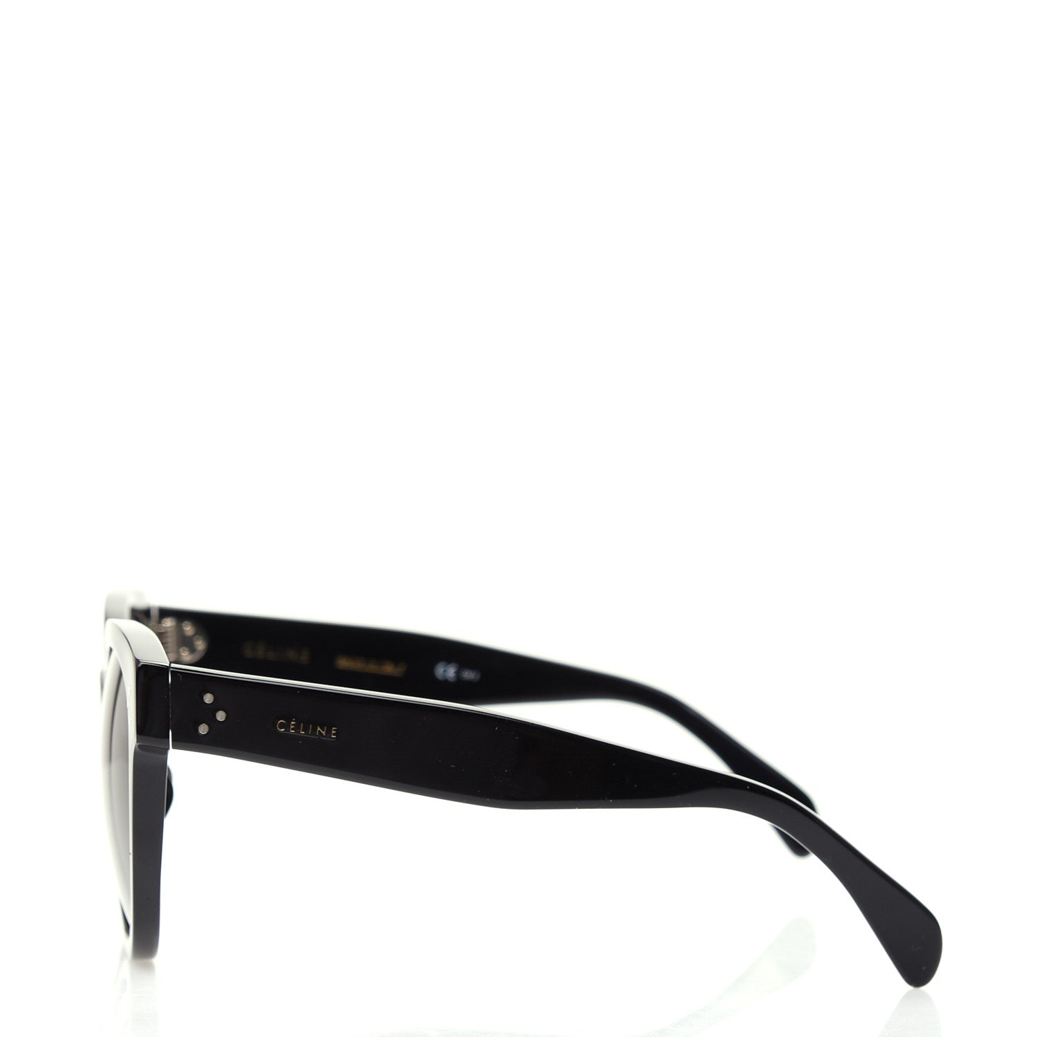 Celine Acetate New Audrey Sunglasses CL 41386/F/S Black 3 of 7
