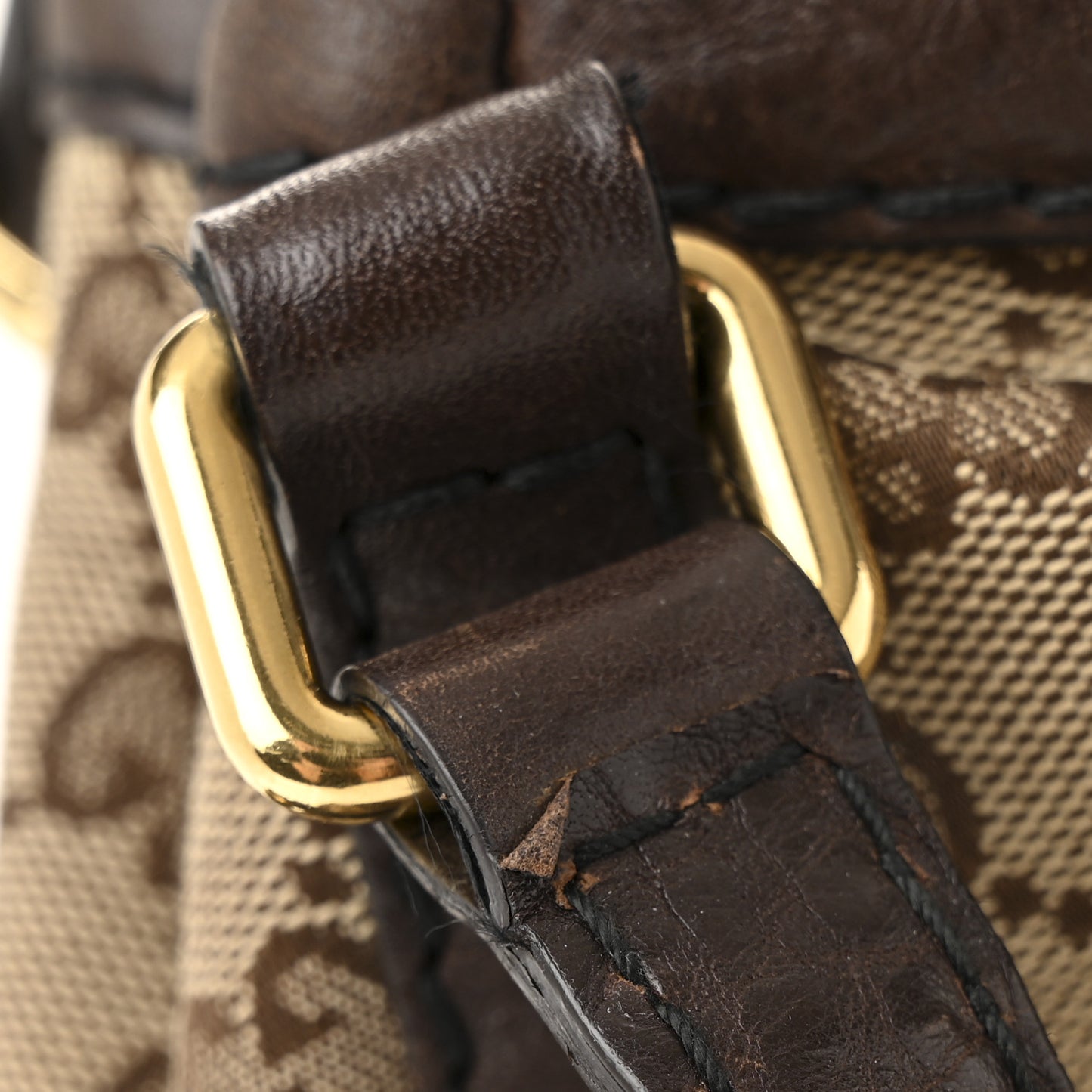 Monogram Medium Jockey Tote Dark Brown