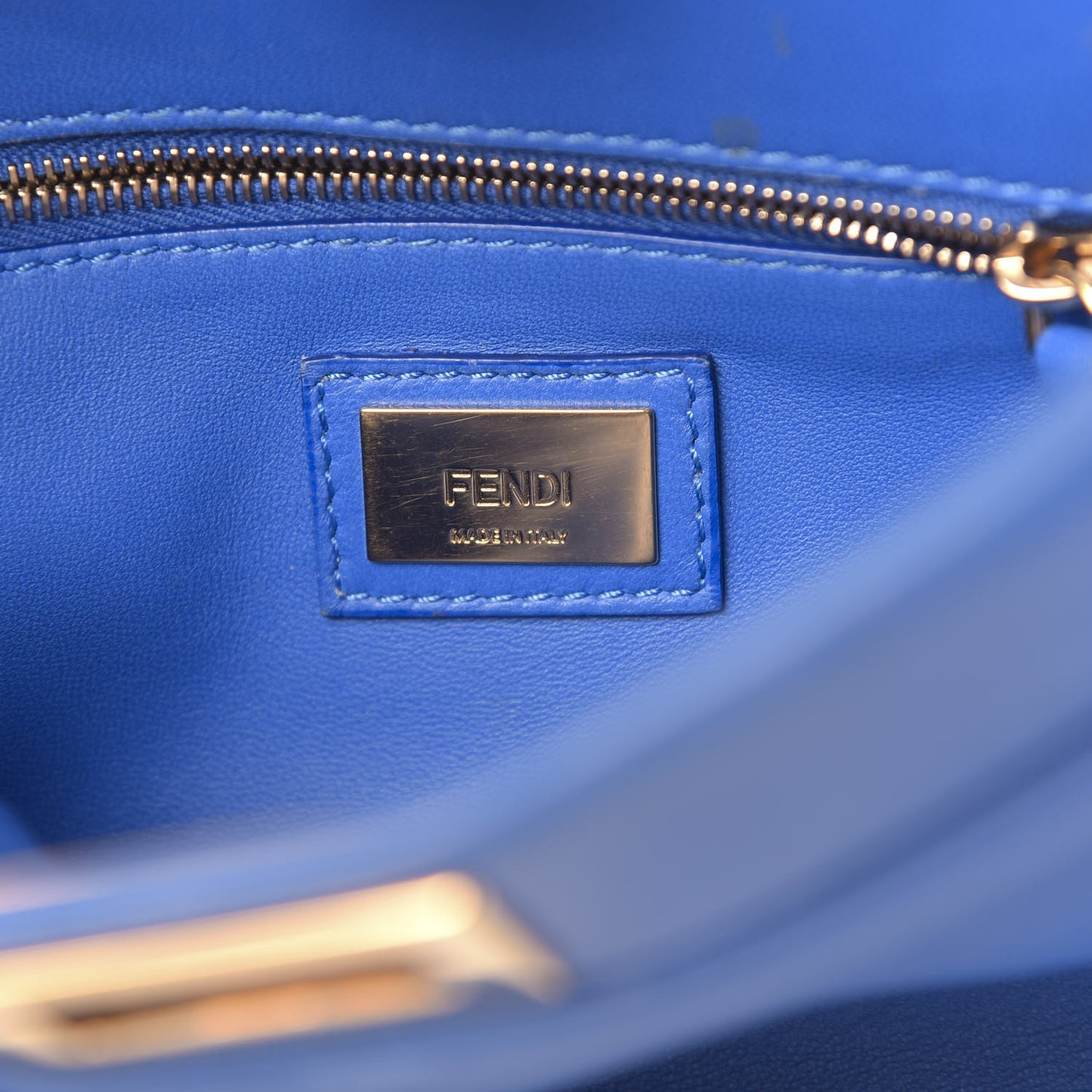 Nappa Mini Peekaboo Iconic Satchel Bleuette