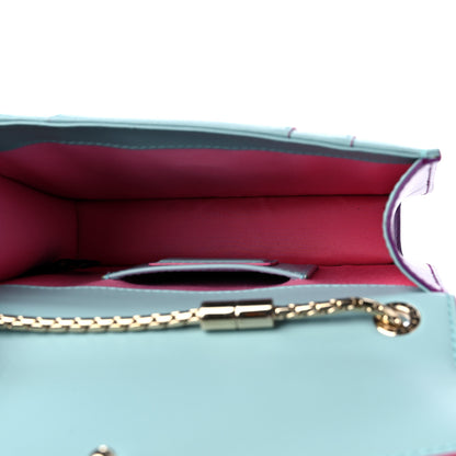 Bulgari Calfskin Serpenti Forever Crossbody Bag Light Blue 9 of 10