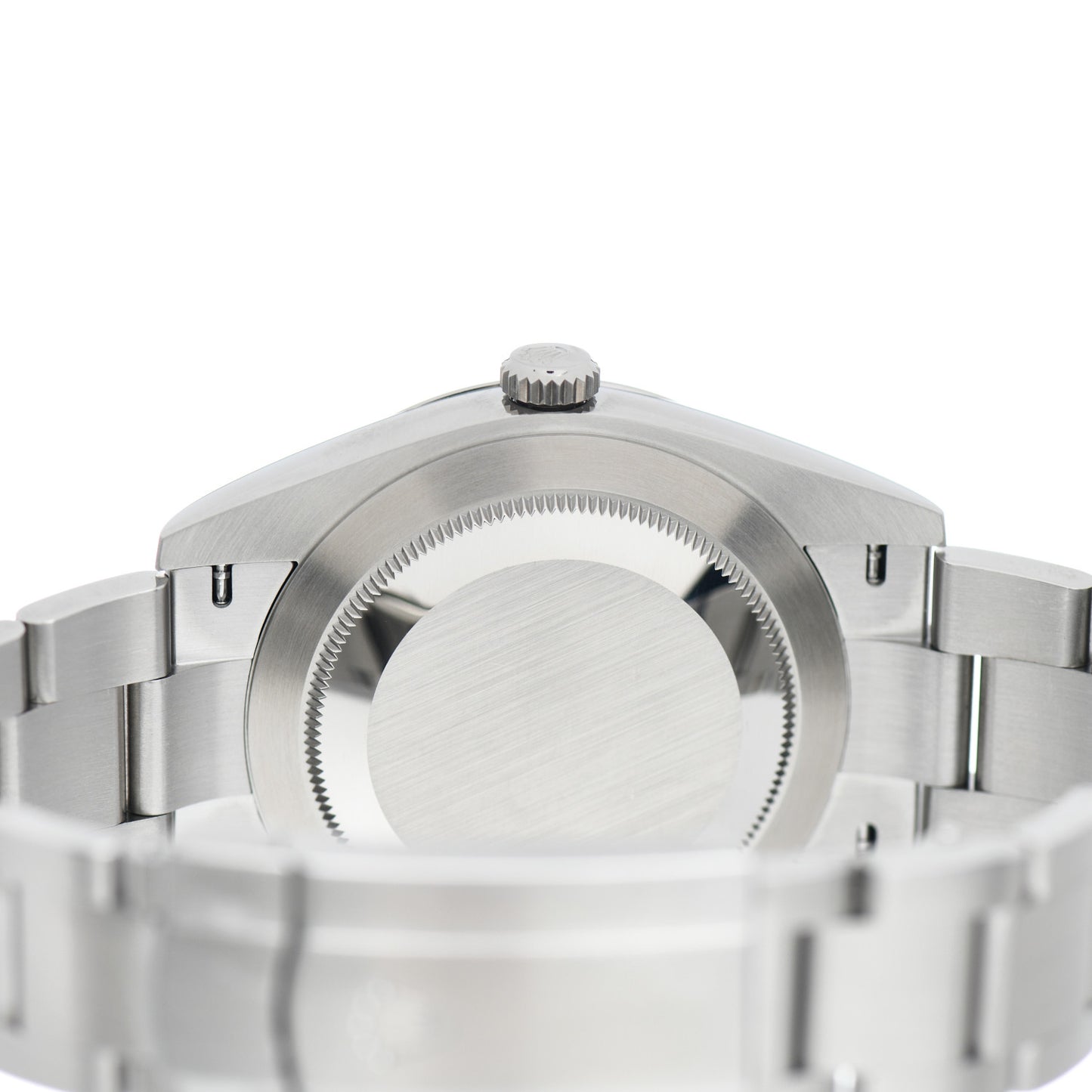 Stainless Steel 41mm Oyster Perpetual Watch Yellow 124300