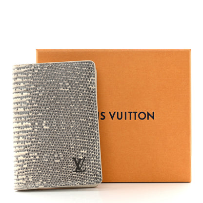 Louis Vuitton Lizard Pocket Organizer Argento 7 of 7