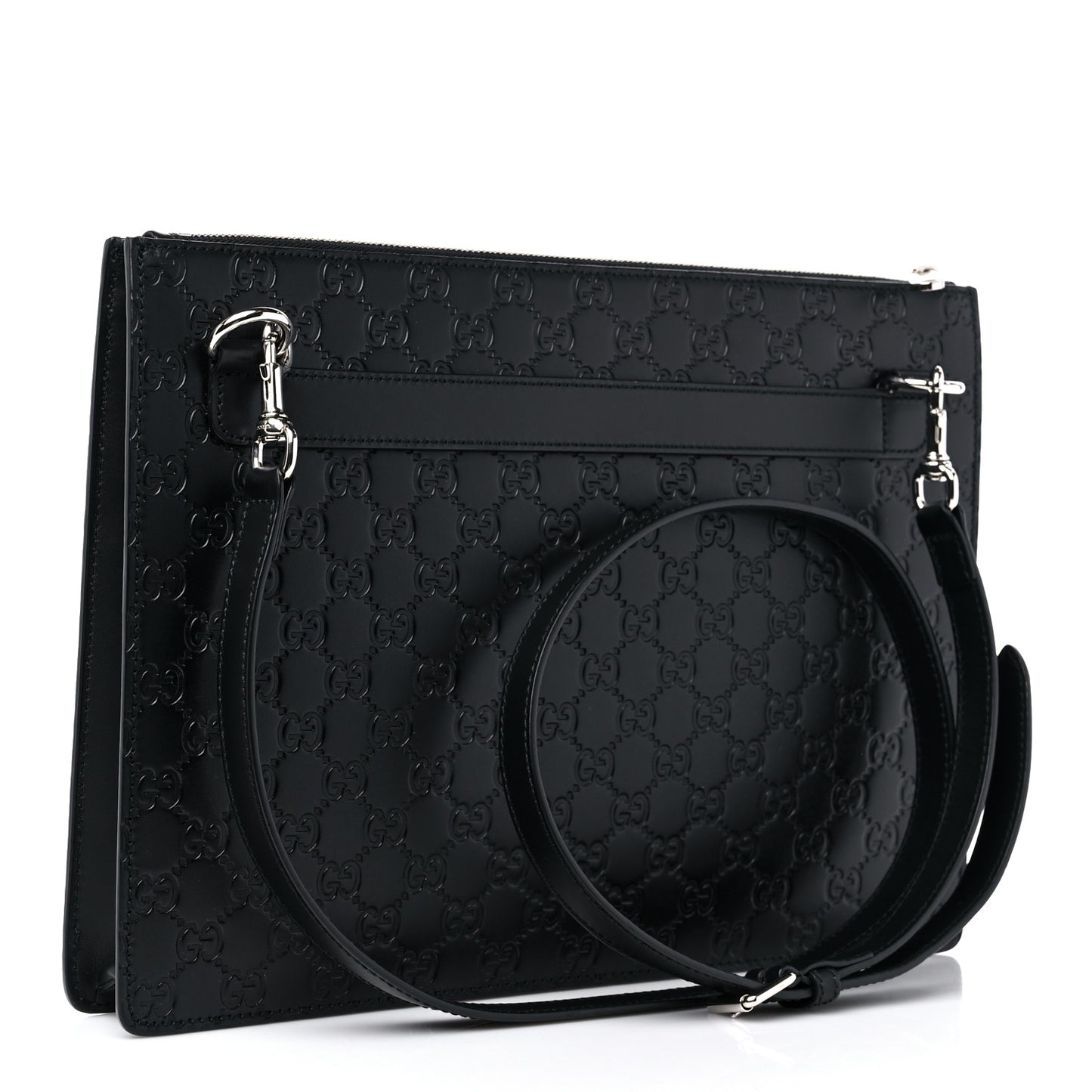 Guccissima Signature Messenger Bag Black