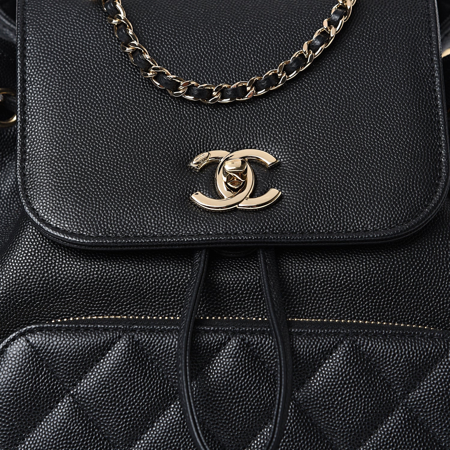 Chanel Caviar Quilted Business Affinity Backpack Black 7 of 12