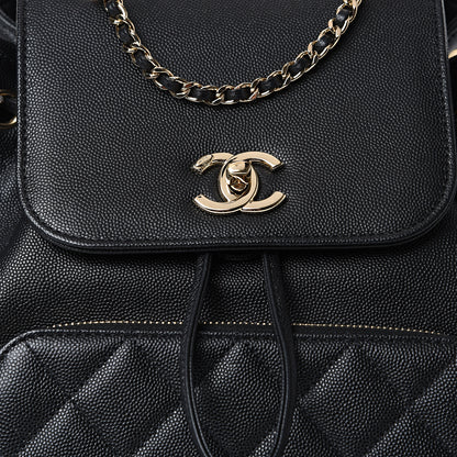 Chanel Caviar Quilted Business Affinity Backpack Black 7 of 12