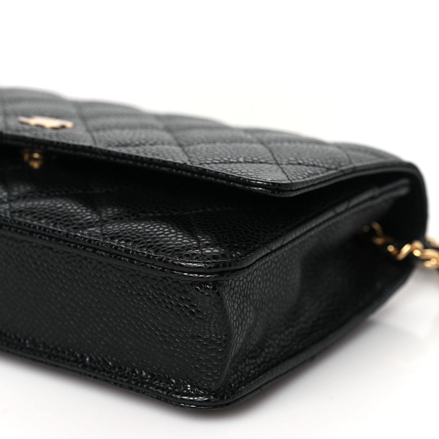Chanel Caviar Quilted Wallet on Chain WOC Black 11 of 12