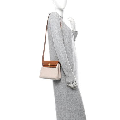 Hermes Military Toile Vache Hunter Herbag Zip Retourne 20 Ecru Beige Fauve 2 of 11