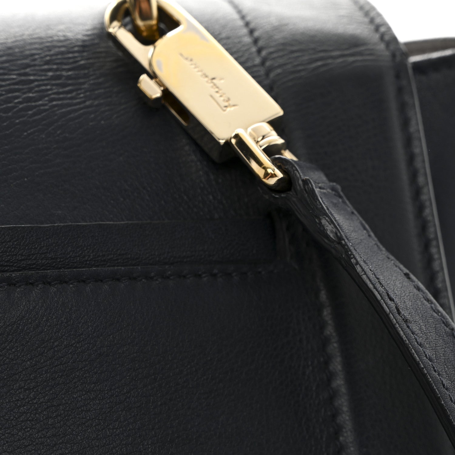 Salvatore Ferragamo Calfskin Sofia Rainbow Top Handle Bag Blue 21 of 21