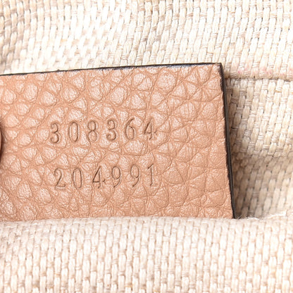 Gucci Pebbled Calfskin Small Soho Disco Bag Rose Beige 7 of 13