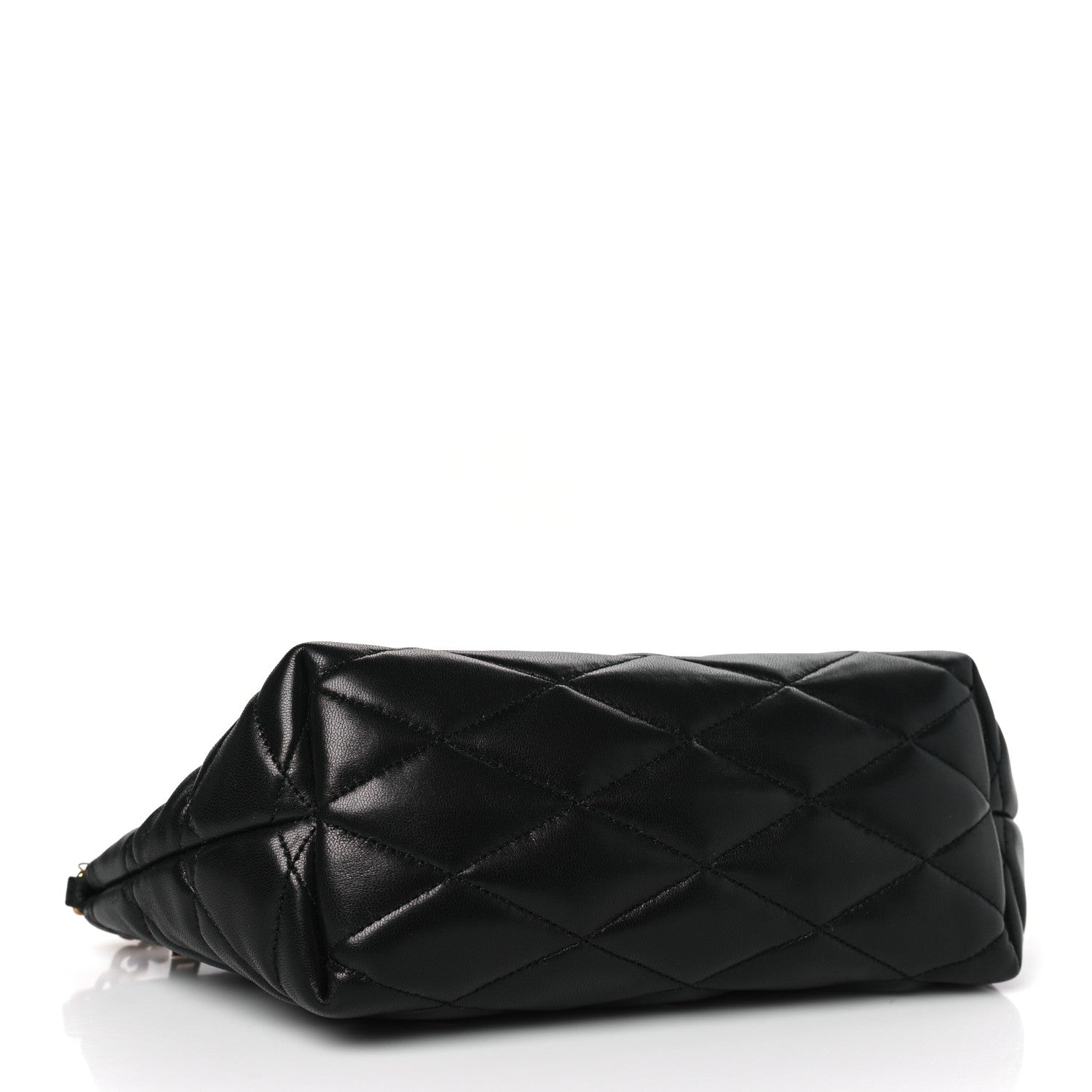 Saint Laurent Lambskin Quilted Gaby Zipped Shoulder Bag Black 4 of 12