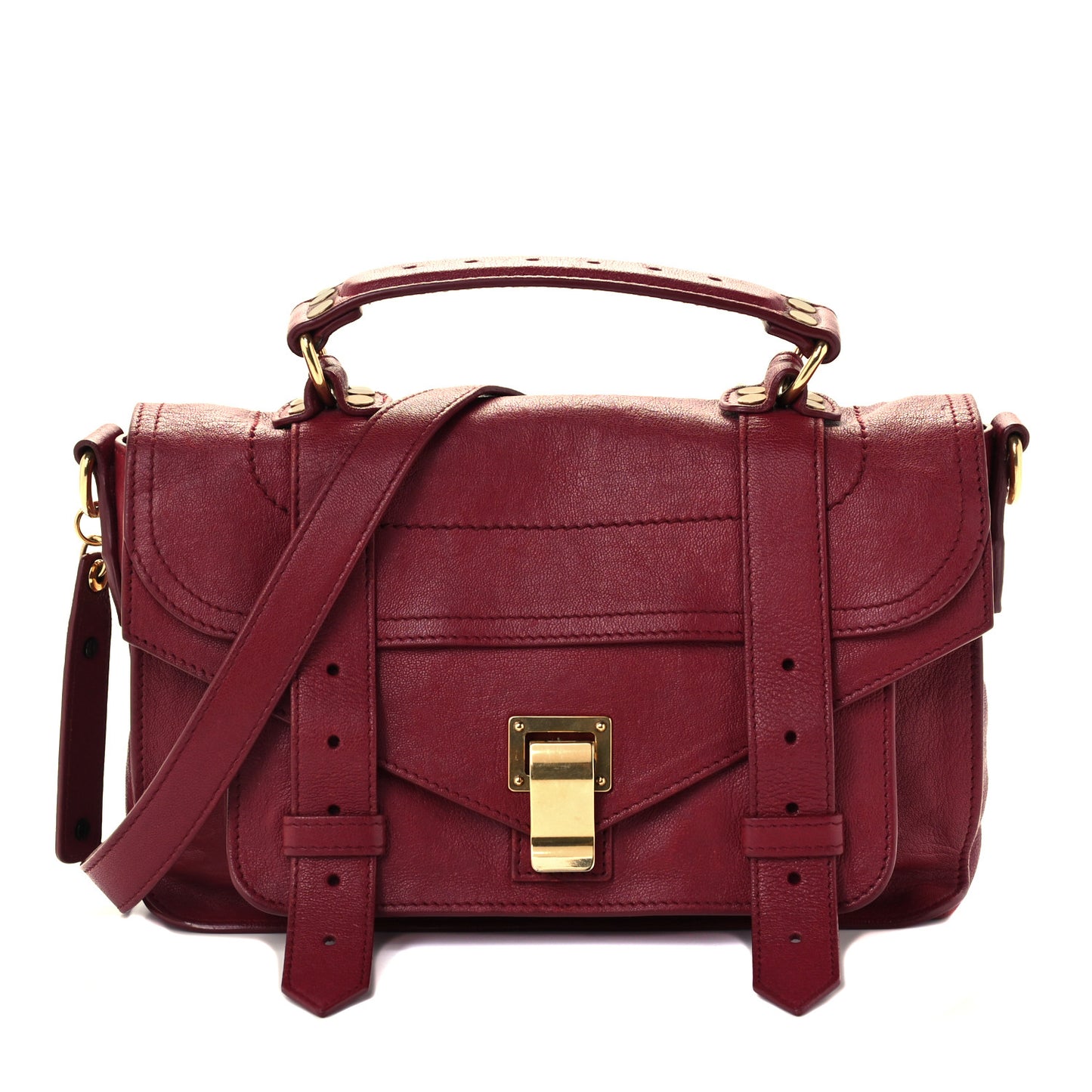 Lambskin Tiny PS1 Satchel Chianti