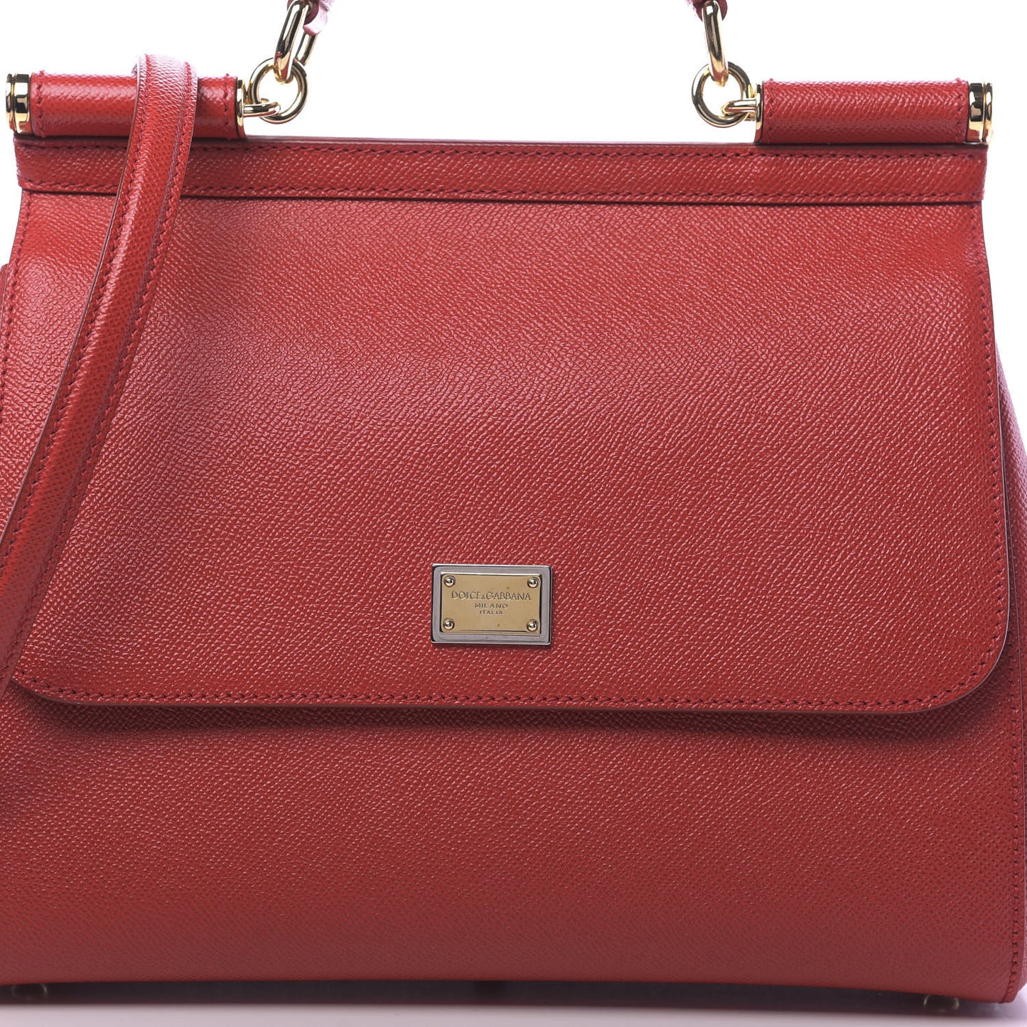 Dauphine Medium Miss Sicily Satchel Red