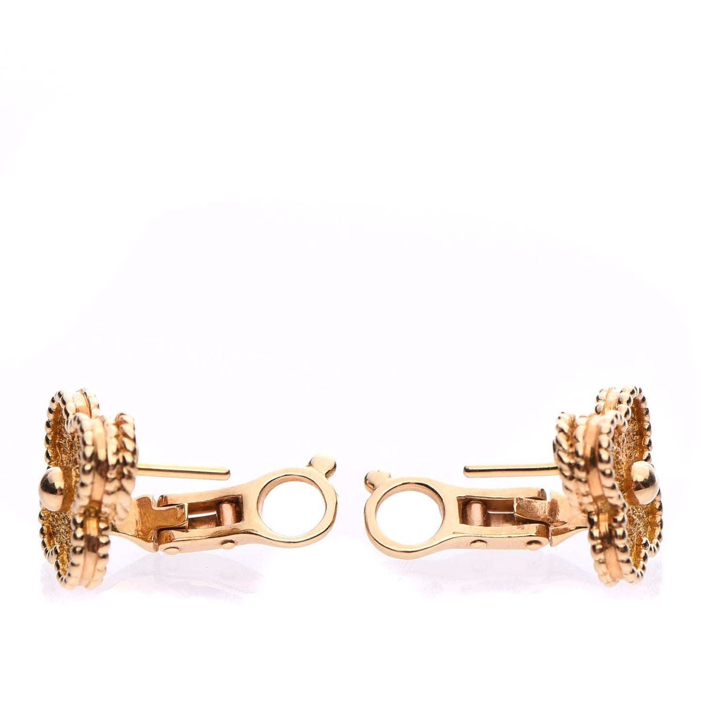 18K Yellow Gold Vintage Alhambra Earrings