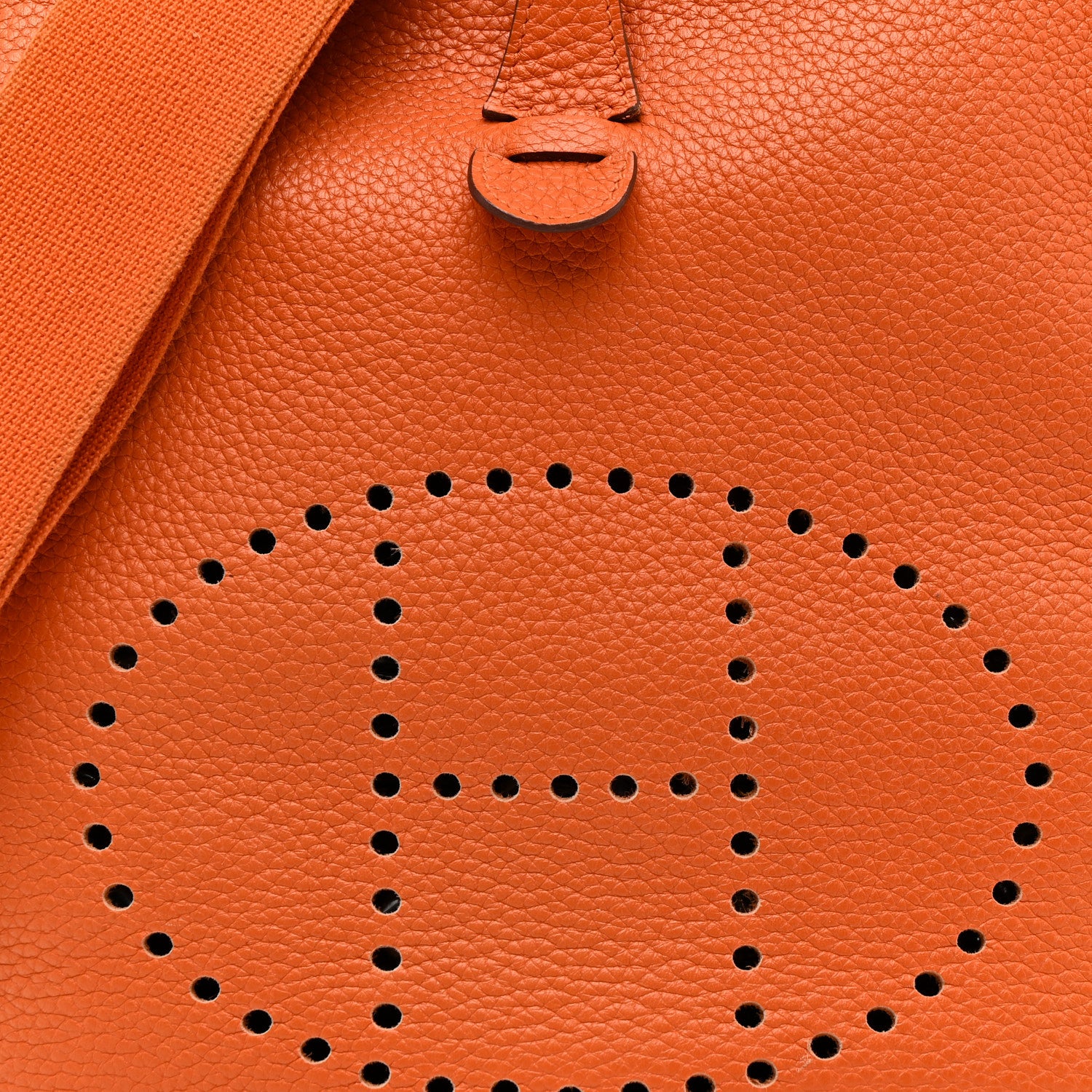Hermes Taurillon Clemence Evelyne III PM Orange 8 of 17