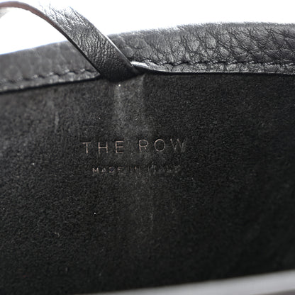 The Row Grained Calfskin Small N/S Park Crossbody Black 6 of 10