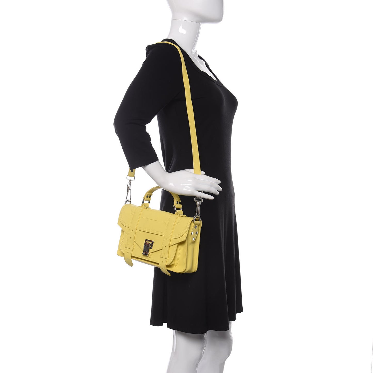 Lambskin Tiny PS1 Canary Yellow