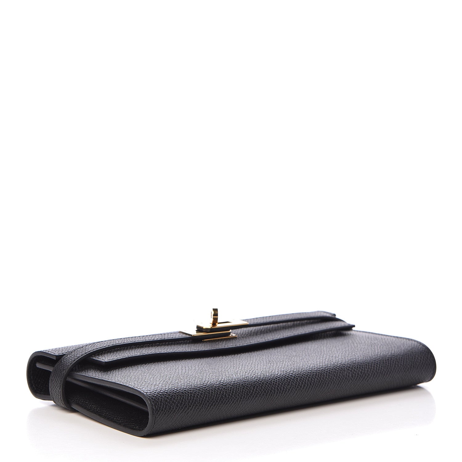 Hermes Epsom Kelly Longue Wallet Black 4 of 8