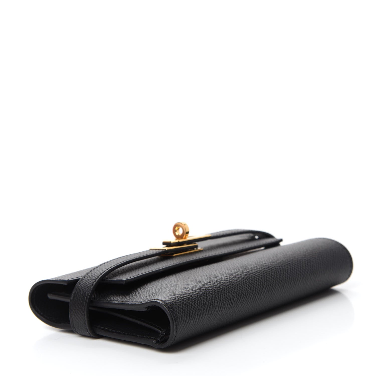 Hermes Epsom Medium Kelly Wallet Black 4 of 8