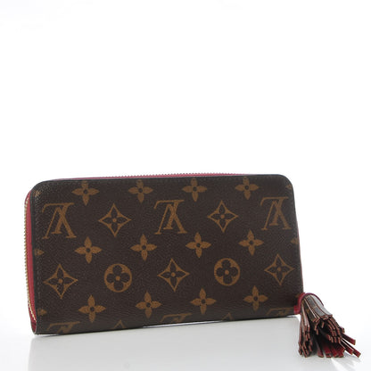 Louis Vuitton Monogram Pompon Zippy Wallet Fuchsia 3 of 8