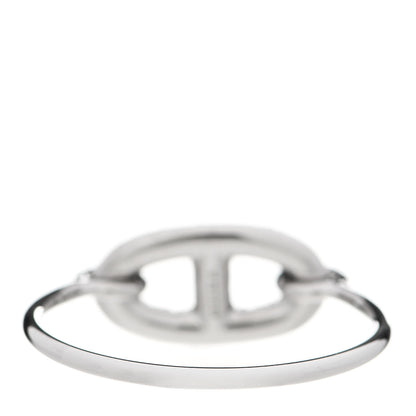 Hermes 18K White Gold Diamond Farandole Ring 56 7.5 3 of 7