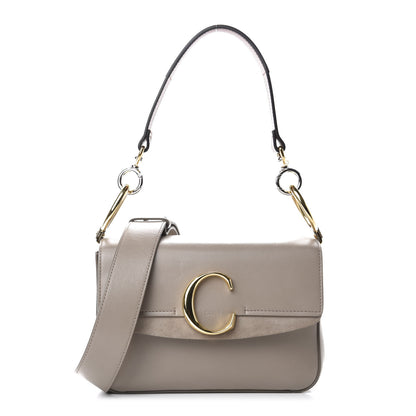 Chloe Calfskin Small C Double Carry Motty Grey 1 of 11
