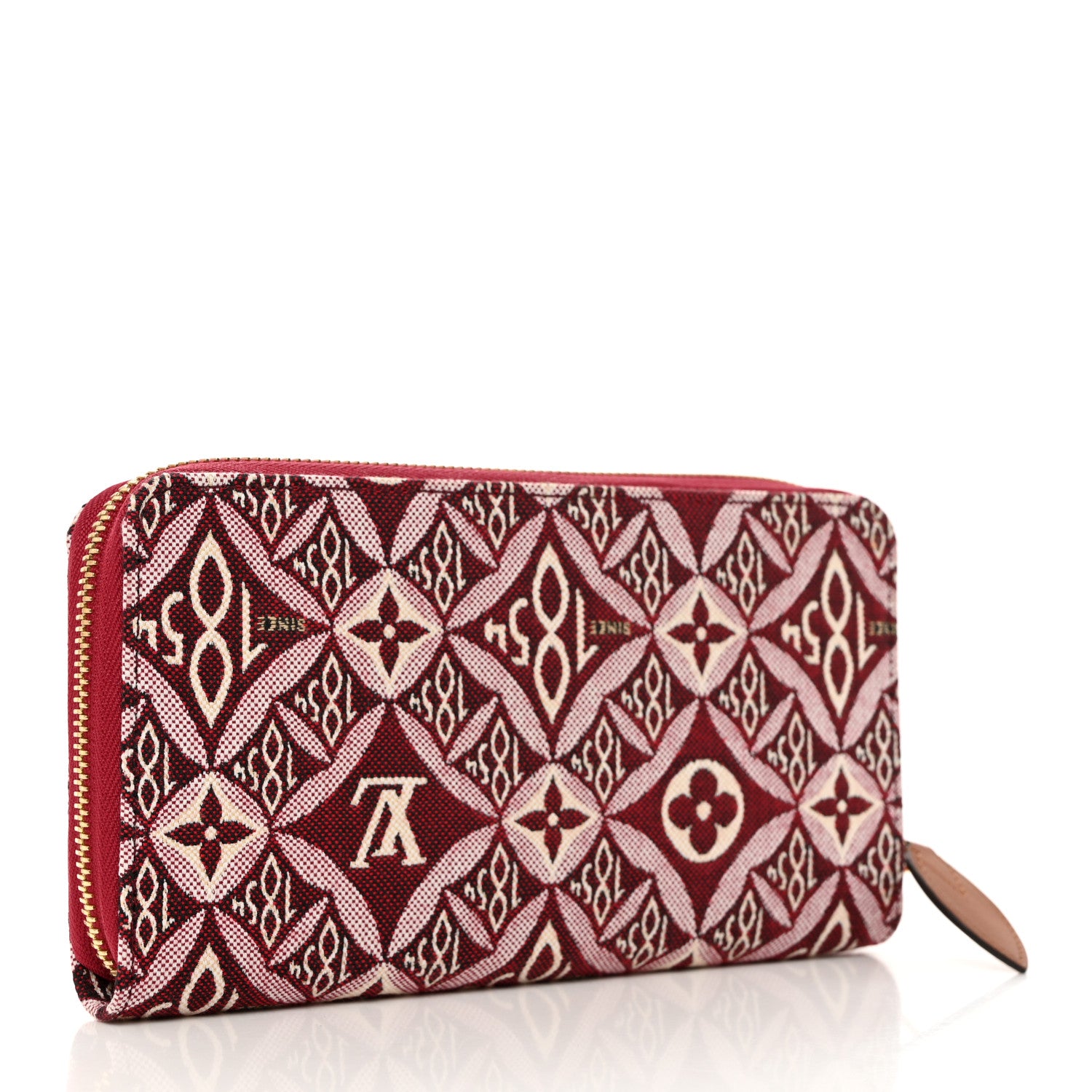 Louis Vuitton Jacquard Since 1854 Zippy Wallet Bordeaux 3 of 8