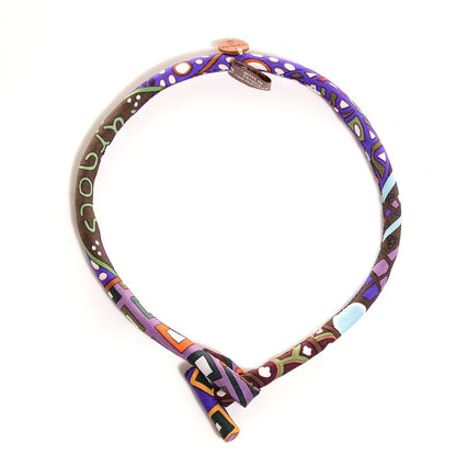 Hermes Silk Collier En Soie Petit H Necklace 1 of 5