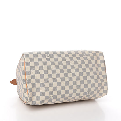Louis Vuitton Damier Azur Speedy 35 3 of 10