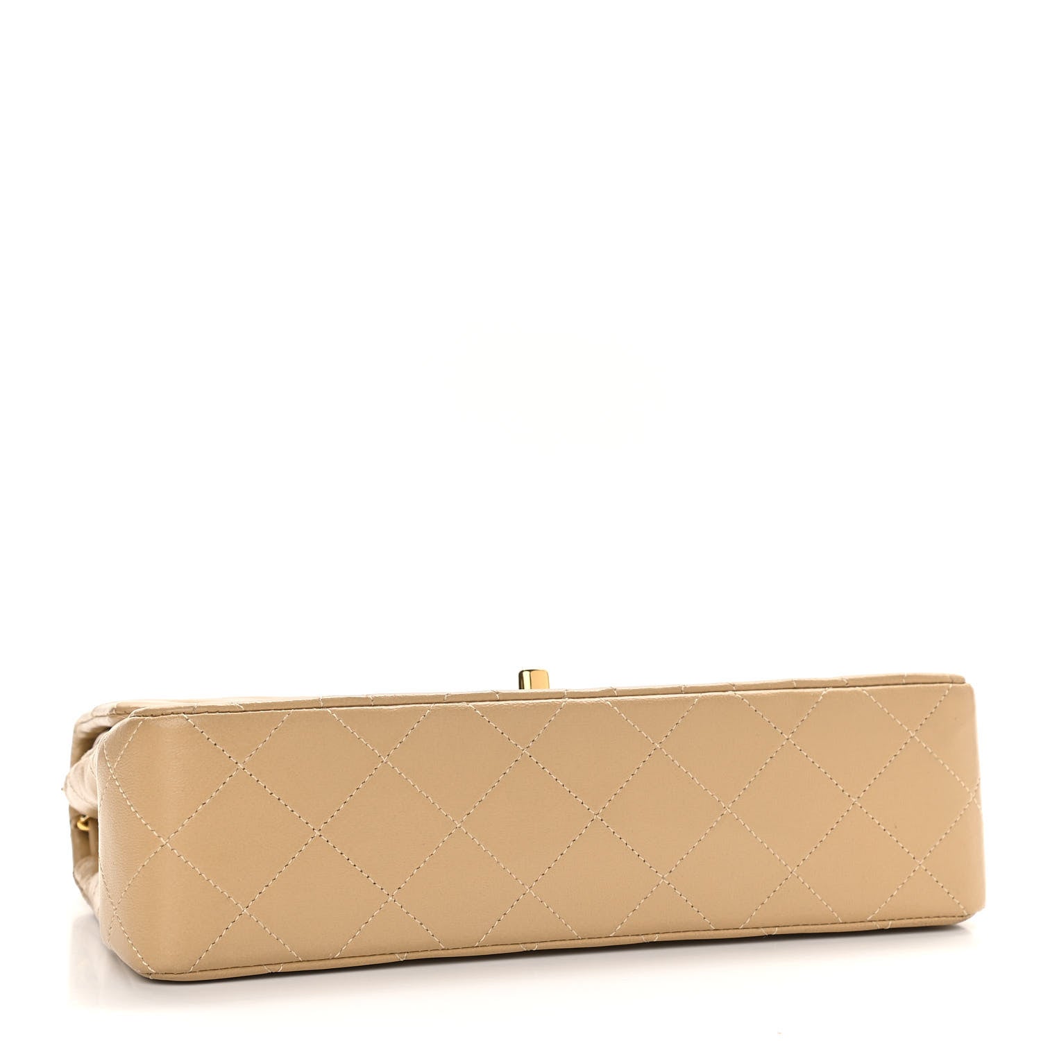 Chanel Lambskin Quilted Small Double Flap Beige 4 of 14
