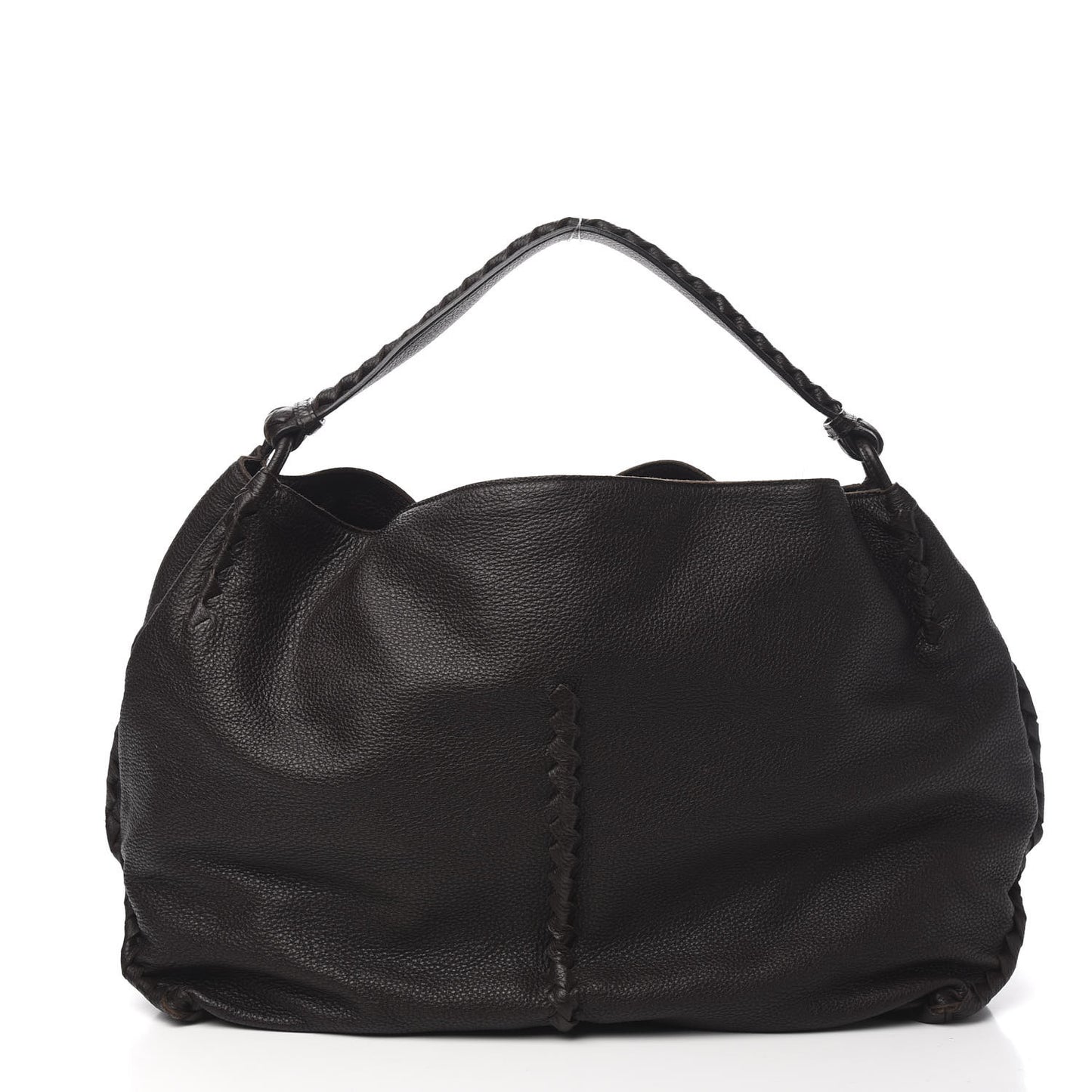 Cervo Deerskin Hobo Ebano
