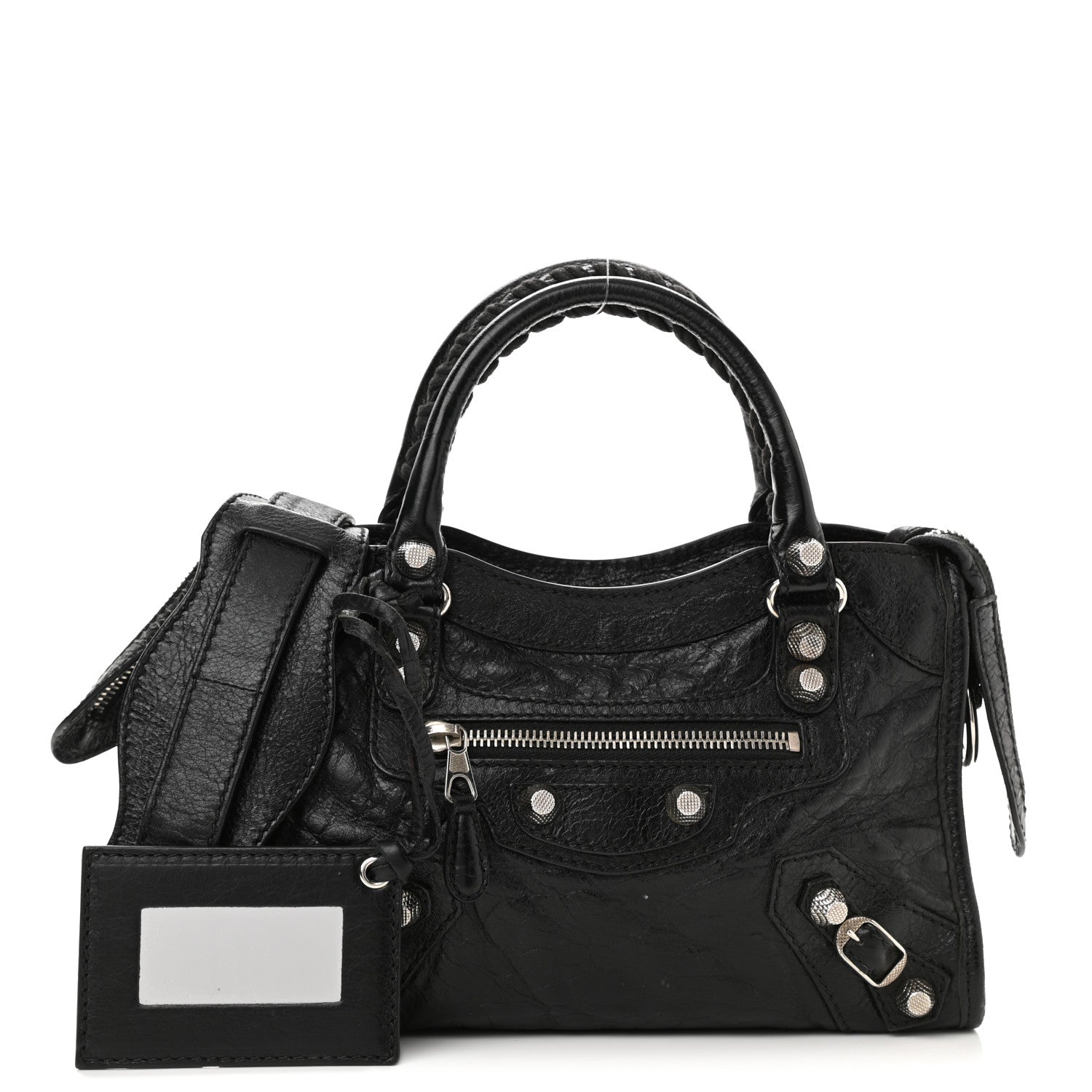 Balenciaga Agneau Giant 12 Silver Hardware Mini City Black 1 of 11