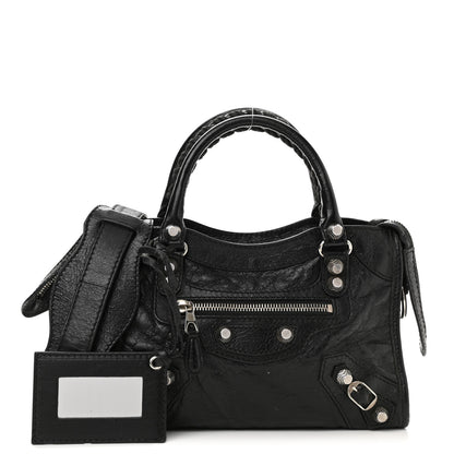 Balenciaga Agneau Giant 12 Silver Hardware Mini City Black 1 of 11