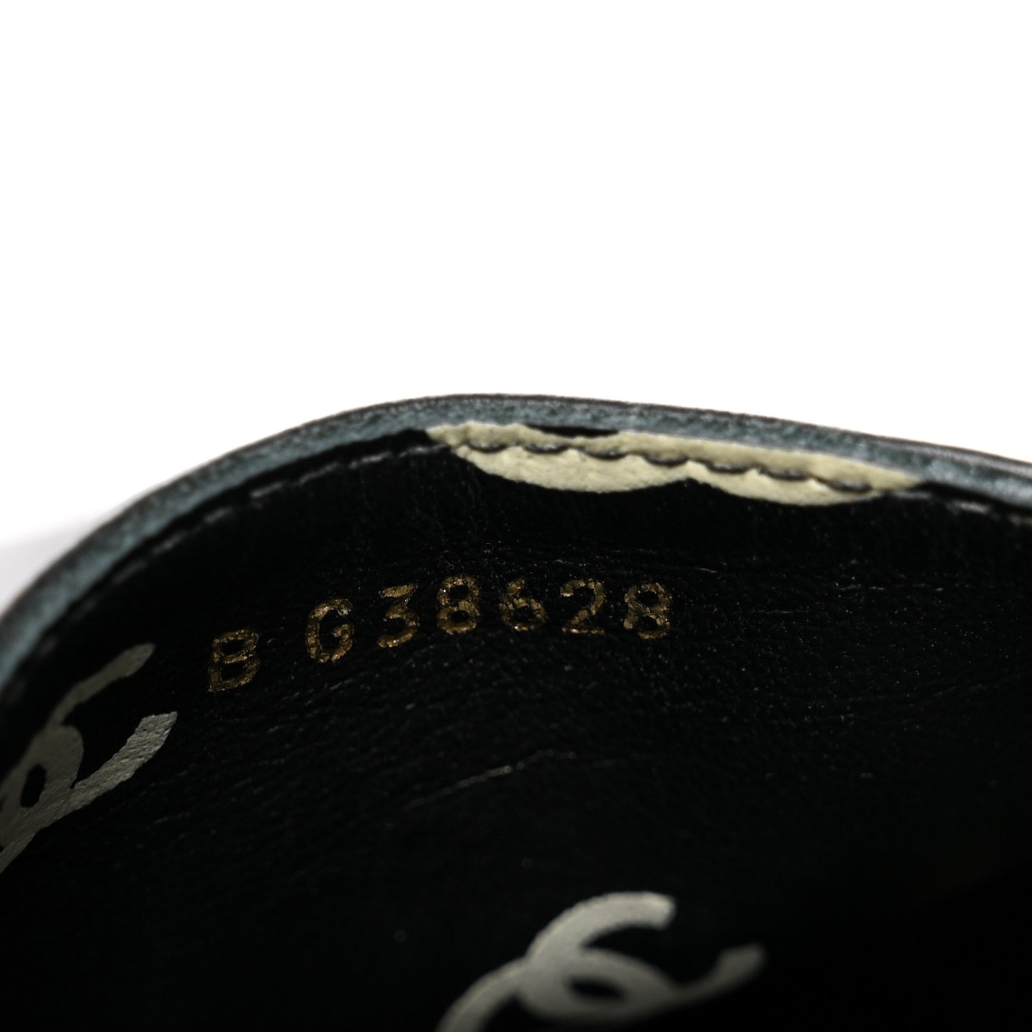 Lambskin Printed CC Espadrilles 41 Black White