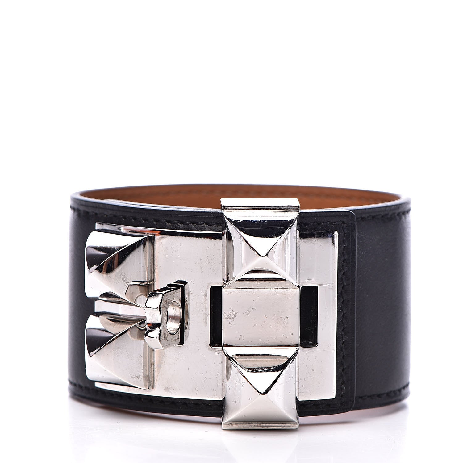 Hermes Box Collier de Chien CDC Bracelet L Black 3 of 7