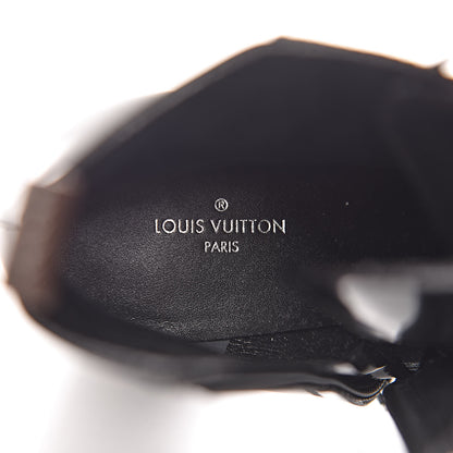 Louis Vuitton Patent Calfskin Star Trail Ankle Boots 38.5 Black 5 of 10