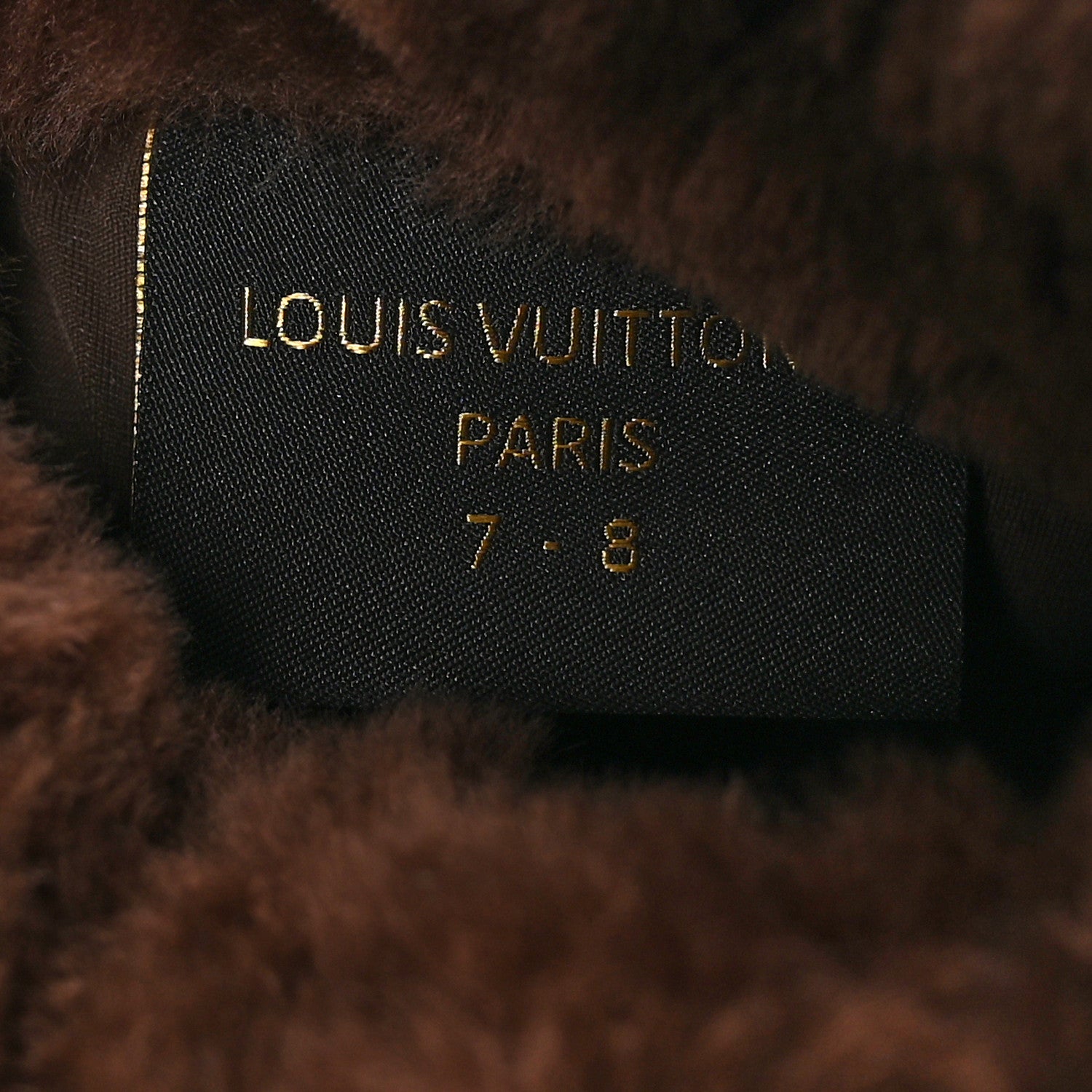 Louis Vuitton Shearling Monogram LV Footprint Low Boot 7/8 Brown 6 of 8