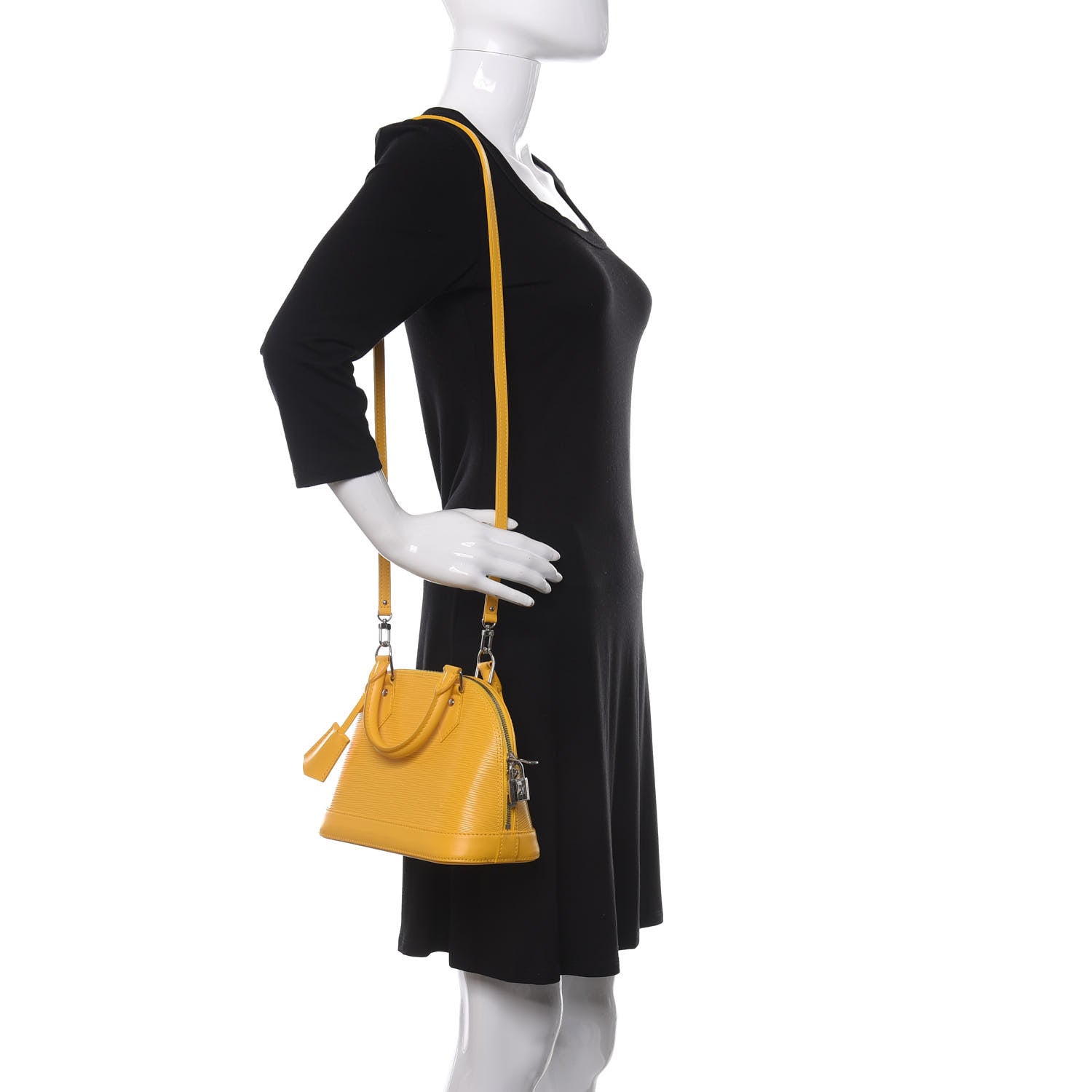 Louis Vuitton Epi Alma BB Citron 2 of 11