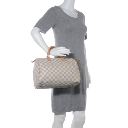 Louis Vuitton Damier Azur Speedy 30 2 of 7