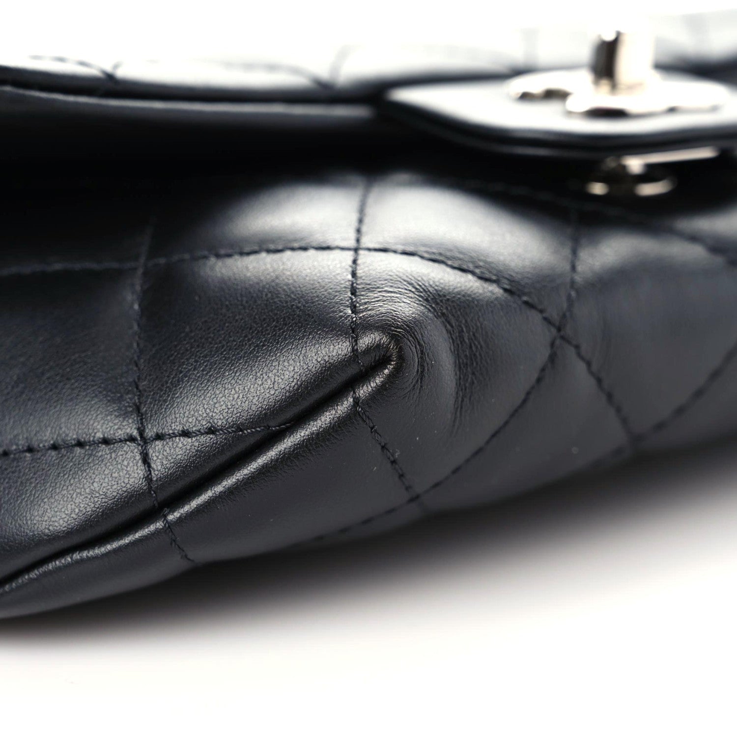 Chanel Calfskin Quilted CC Uniform Flap Belt Bag Black 6 of 12