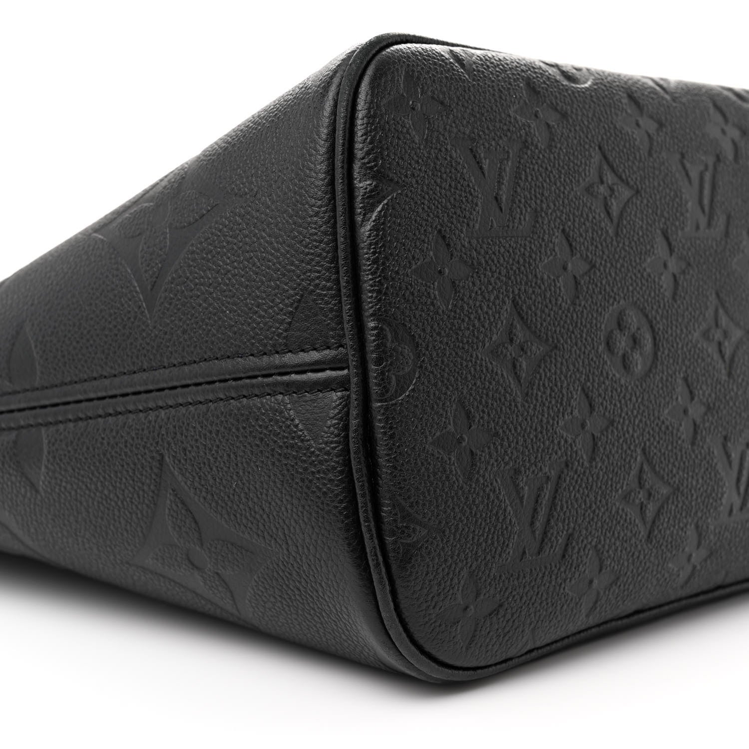 Louis Vuitton Empreinte Monogram Giant Neverfull MM Black 9 of 11