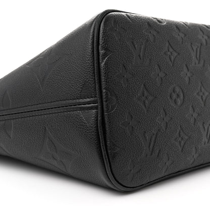 Louis Vuitton Empreinte Monogram Giant Neverfull MM Black 9 of 11