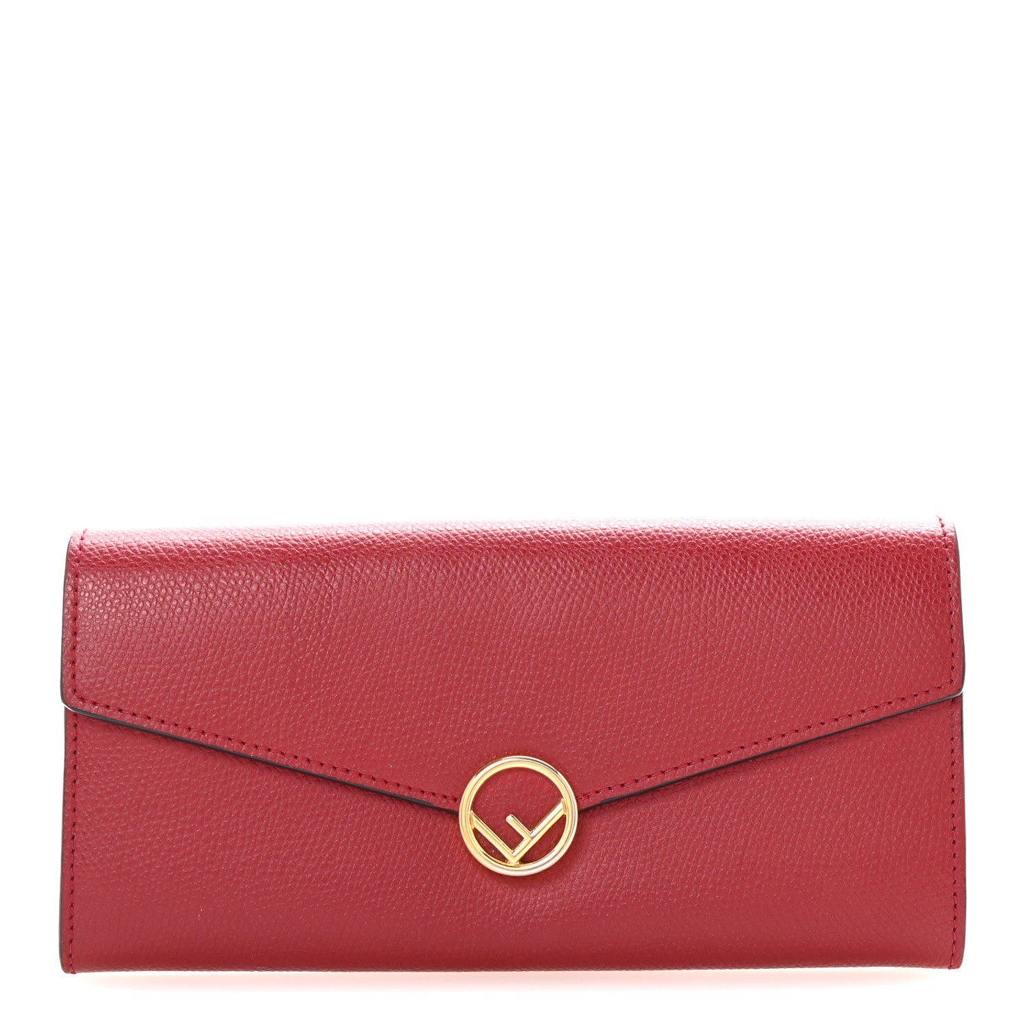 Fendi Vitello Cruise F is Fendi Continental Envelope Wallet Red 1 of 7