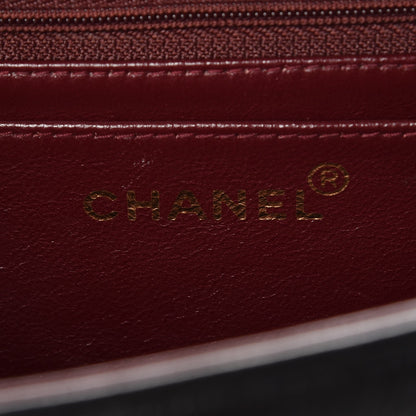 Chanel Lambskin Vertical Quilt Jumbo Single Flap Black 7 of 9