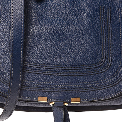 Chloe Calfskin Medium Marcie Satchel Royal Navy 12 of 12